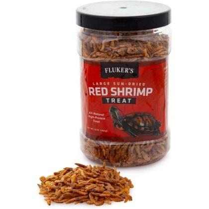 Flukers Sun-Dried Large Red Shrimp Treat - 10 oz