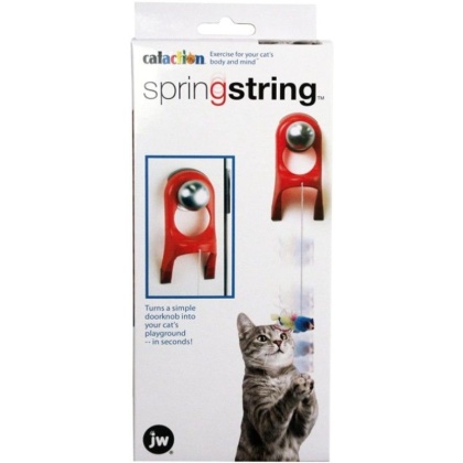 JW Pet Springstring Feathered Mouse Interactive Cat Toy  - 1 count