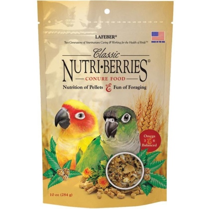 Lafeber Classic Nutri-Berries Conure Food - 10 oz