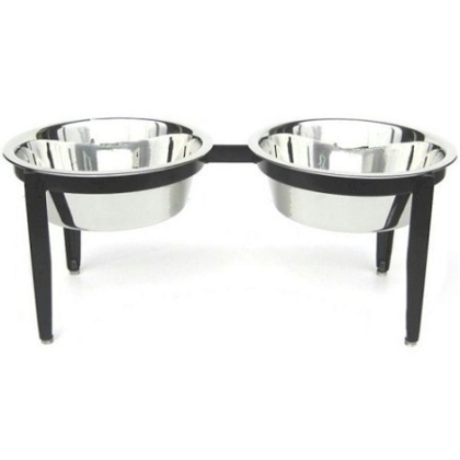 Visions Double Elevated Dog Bowl - Large