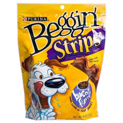 Purina Beggin\' Strips - Bacon Flavor - 6 oz