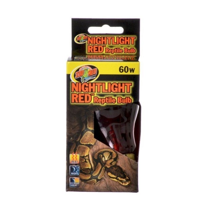 Zoo Med Nightlight Red Reptile Bulb - 60 Watts